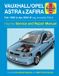 Vauxhall Opel Astra & Zafira Essence Manuel d'entretien et de réparation 2014 Broché