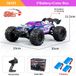Voiture télécommandée 16101 Pro - Monster truck tout-terrain - 1:16 - 4WD - 70 km/h - Éclairage LED - Fonction drift - Violet