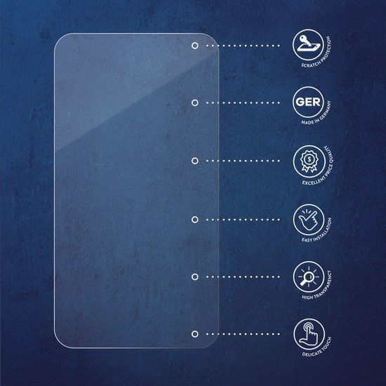 Savvies - Screenprotector voor Siltcon Vortex SI162 - Folie Beschermfolie transparant 6 Stuks