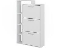 Vicco Orlando Schoenenkast – 80 x 128.3 cm met 3 compartimenten Wit