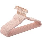 SONGMICS Fluwelen kleerhangers, set van 50, jashangers, 42 cm lang
