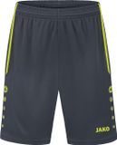 Jako Allround Short Kinderen - Lemon / Antraciet | Maat: 116