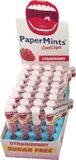 PaperMints CoolCaps Strawberry Tubes Display - 32 Stuks