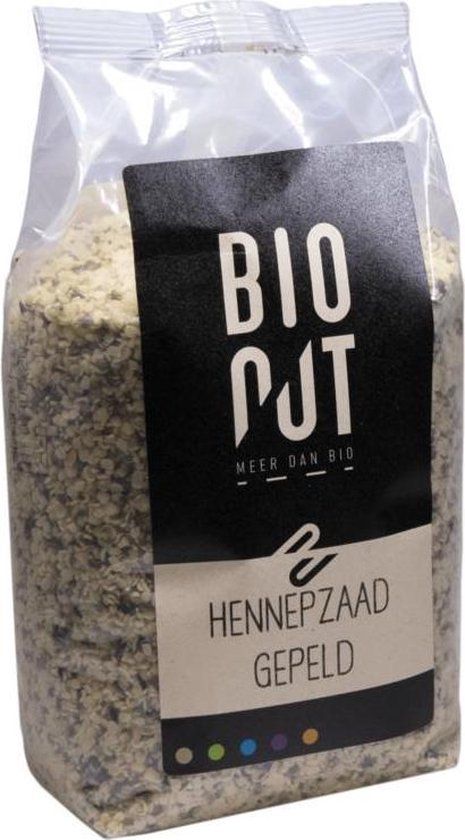 Bionut Hennepzaad gepeld biologisch 500gr