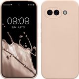 kwmobile telefoonhoesje geschikt voor Google Pixel 9a - Hoesje voor smartphone - Precisie camera uitsnede - In kokosmelk