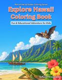 Explore Hawaii Coloring Book for Kids
