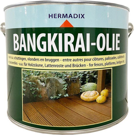 Hermadix Bangkirai-Olie - 0,75 liter - Transparant