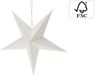 Étoile en papier blanc 45cm - 1 pièce