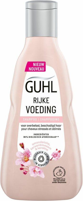 Guhl Shampoo Rijke Voeding - 4 x 250ml - Voordeelverpakking