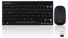 Clavier et souris sans fil - Mini clavier - 2,4 GHz - Noir - Avec nano-récepteur