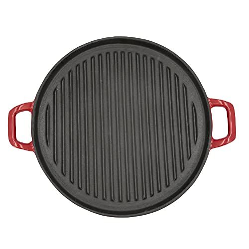 Quid Bidasoa Braadpan - Rond - 32 cm - Rood - Geëmailleerd - IJzer