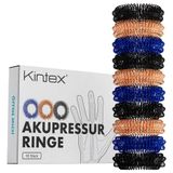 Kintex Acupressuurringen, 10 stuks, roestvrij staal