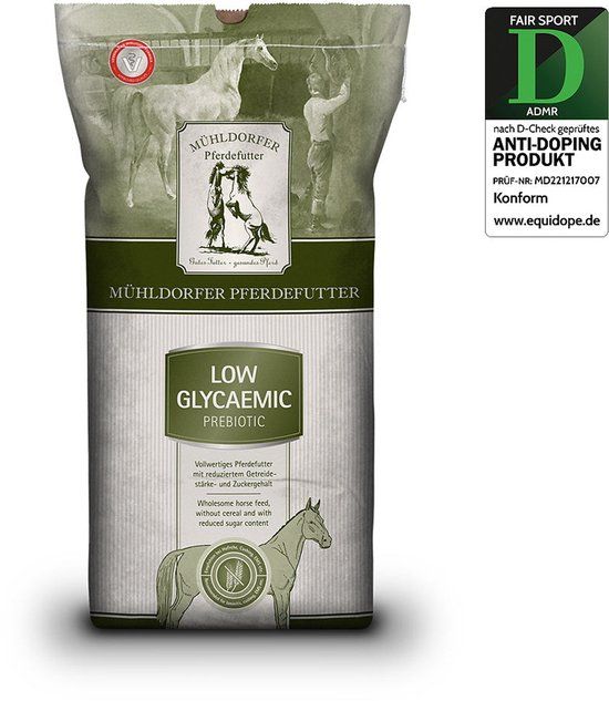 Muhldorfer Mühldorfer Laag Glycemisch Prebioticum Paardenvoer - 15 kg