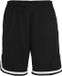 Urban Classics shorts en maille rayés pour hommes, Blkblkwht