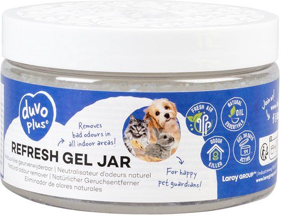 duvoplus Duvo+ Natuurlijke Geurverwijderaar - Refresh Gel Jar - 250gr