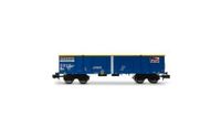 ARNOLD HN6602 SNCF, 3-delige verpakking Eamnos open wagons, epVI Vrachtwagens