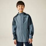 Regatta Kinder Calderdale III Waterdichte Jas met Capuchon Blauw