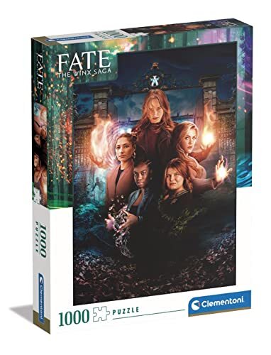 Clementoni - Fate The Winx Saga Saga-1000 stukjes voor volwassenen, puzzel Netflix-Made in Italy, meerkleurig, 39688