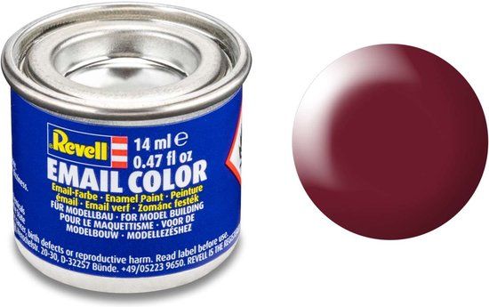 Revell #331 Purple Red - Satin - RAL3004 - Enamel - 14ml Paint Pot