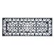 Esschert Design Vuilvangmat, deurmat in zwart rubber, rechthoekig, maat XL, extra breed, ca. 120 cm x 45 cm