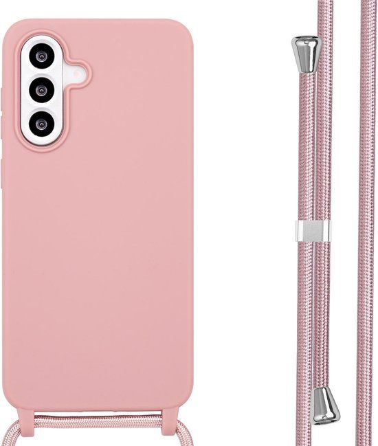 imoshion Siliconen hoesje met koord voor de Samsung Galaxy A56 - Sand Pink