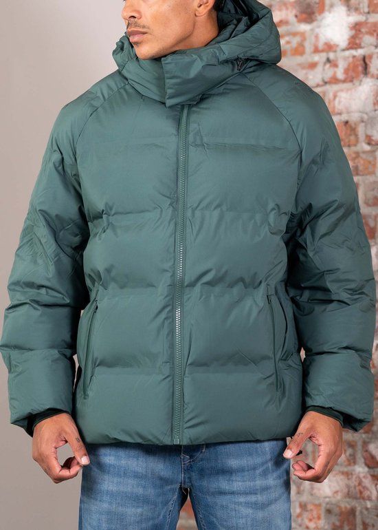 Lyle &amp; Scott Lyle & Scott Welded Wadding Winterjas Heren - Groen - Maat L
