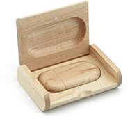 Generic Generieke esdoorn hout USB Flash Drive met houten doos
