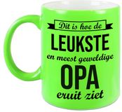 Bellatio Decorations Shoppartners Bv Mok - Neon Groen - 330 ml