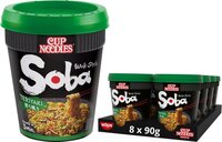 Nissin Soba Cup Teriyaki - Voordeelverpakking - 8 x 63g