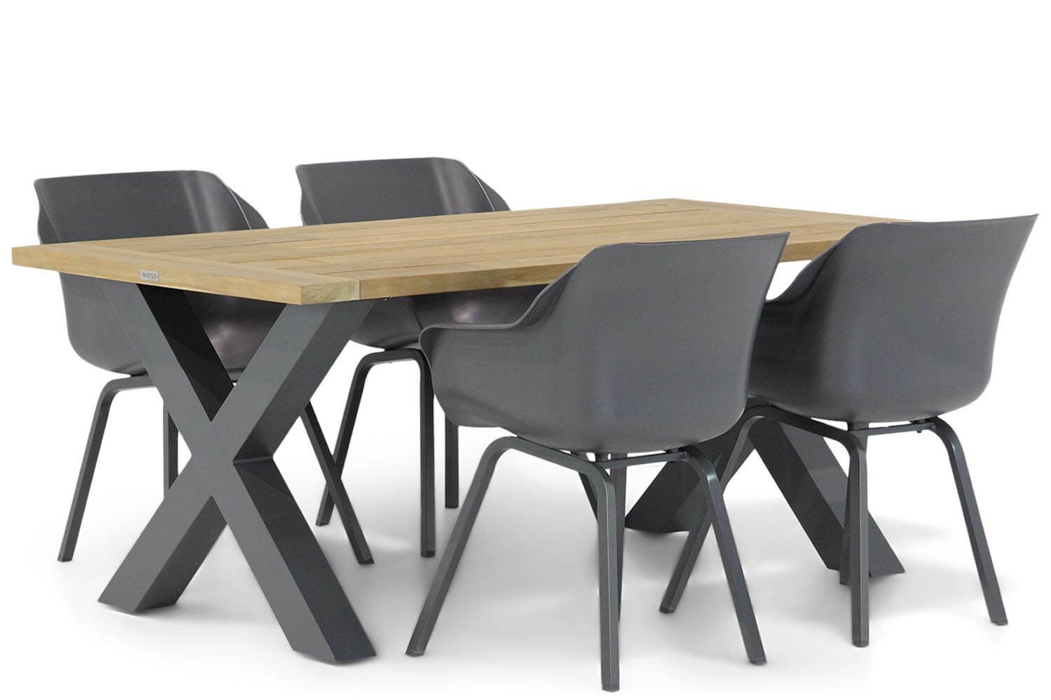 Hartman Sophie/Cardiff 180 cm dining tuinset 5-delig - 7434235443449