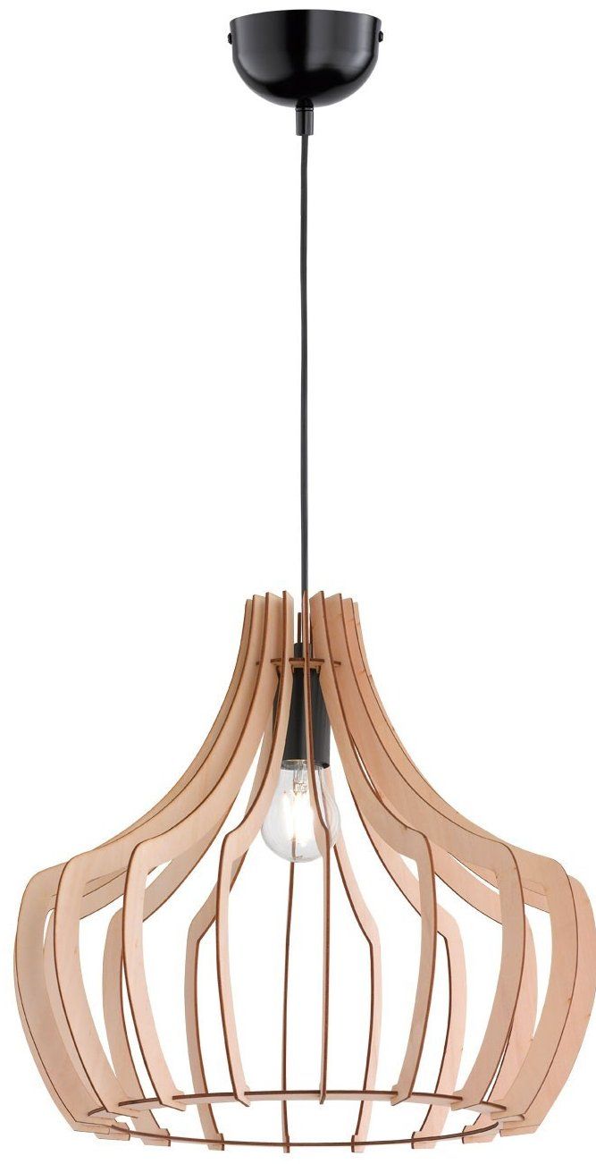TRIO LEUCHTEN hanglamp twan hout - 4017807301915