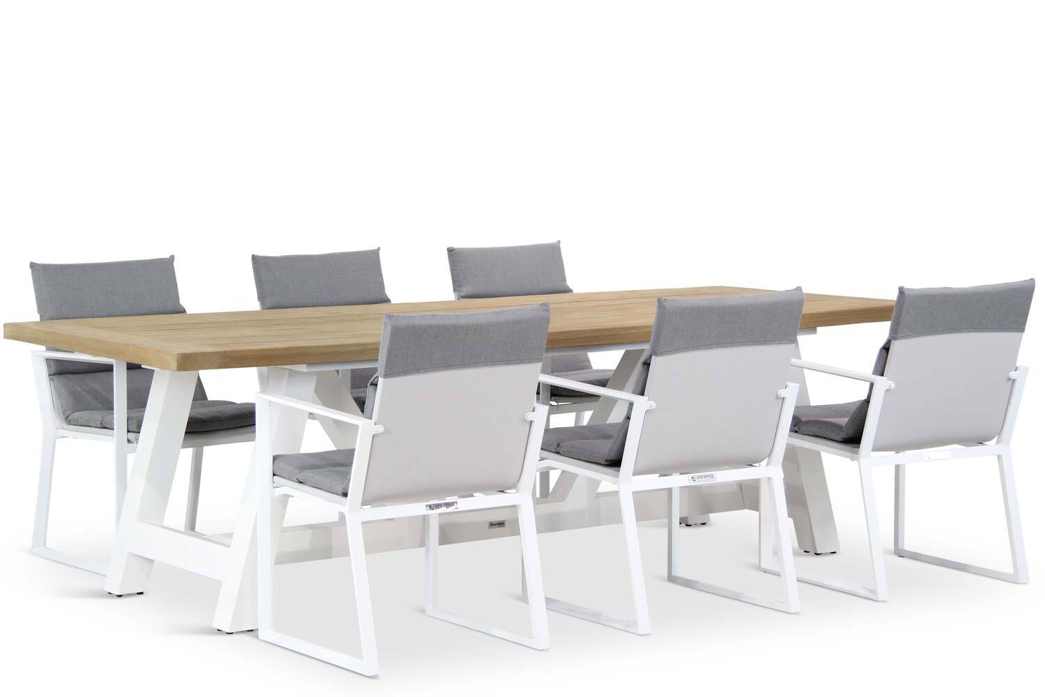 Lifestyle Garden Furniture Treviso/Florence 260 cm dining tuinset 7-delig