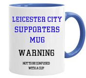 Leicester City Supporters Mug Warning