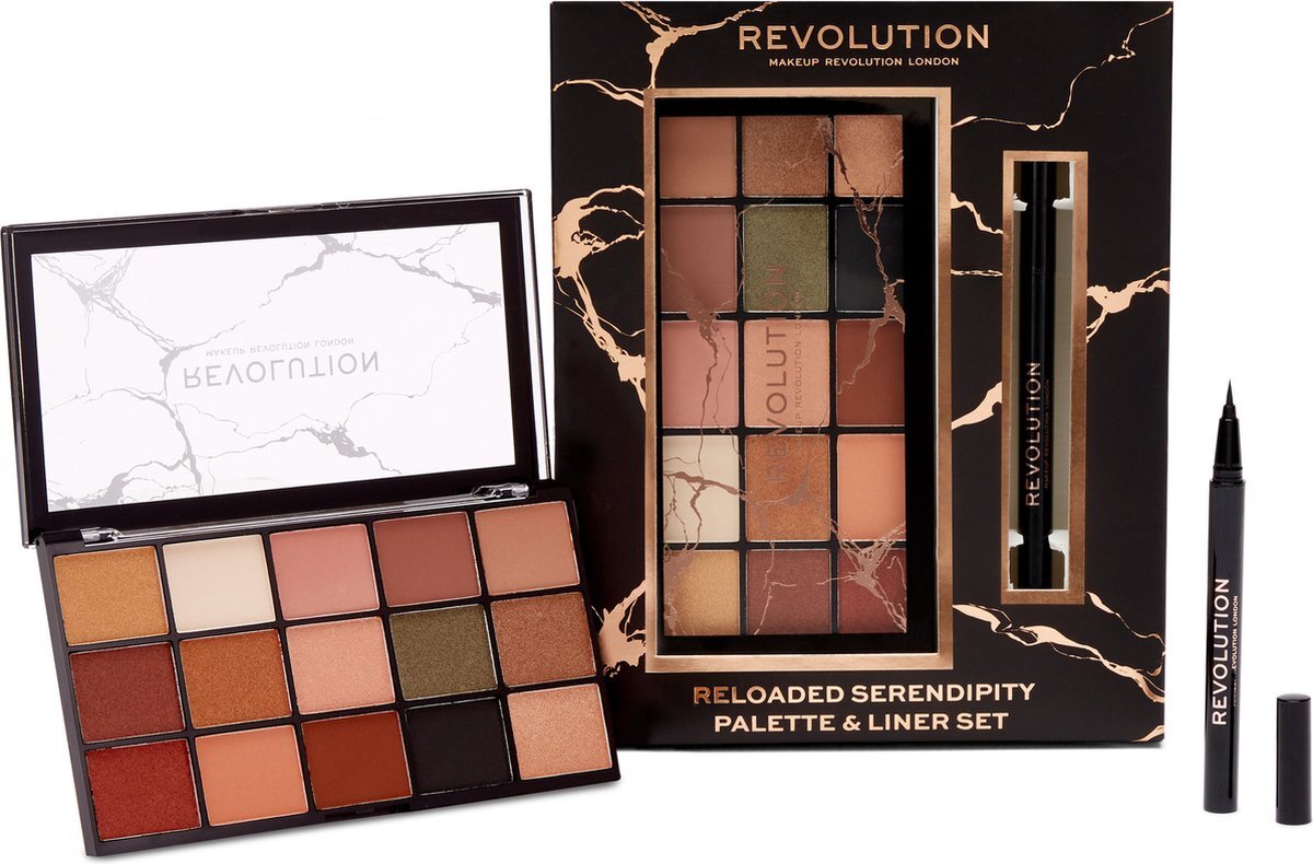 Makeup Revolution Reloaded Serendipity Palette & Liner Gift Set