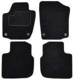 MAMMOOTH A041 SKO90 PRM 01 Jeu de tapis Textile, avant et arrière, noir