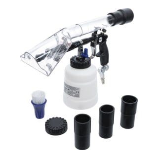 BGS Persluchtreinigingspistool met borstel en zuighulpstuk - 7 dlg.