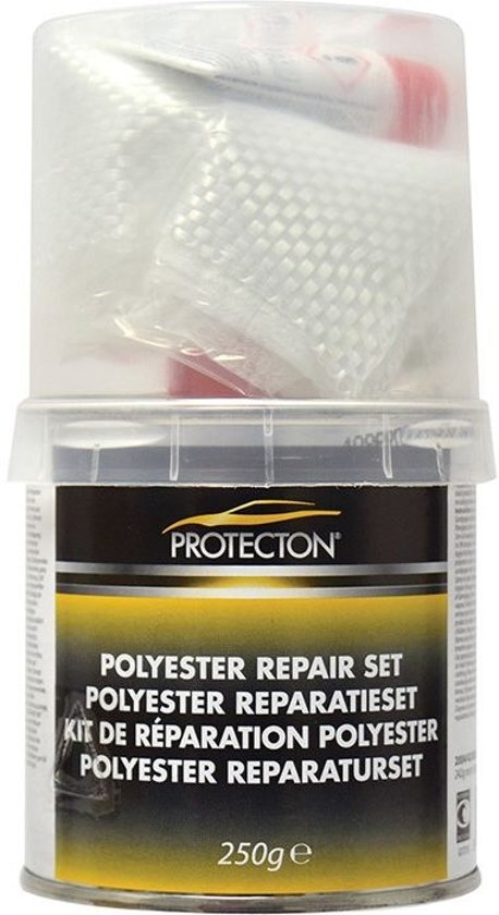 Protecton Polyester-reparatieset 250 Gr Resin/8 G Hardener