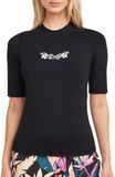 O'Neill Surfshirt Vrouwen - Zwart - Maat M - Korte Mouw - UV-werend