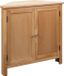 vidaXL Hoekkast 80x33,5x78 cm massief eikenhout