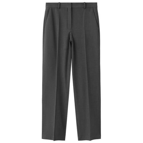 Mango slim fit broek - grijs