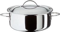 SPRING Cristal Kookpan met deksel RVS Rond 16 cm