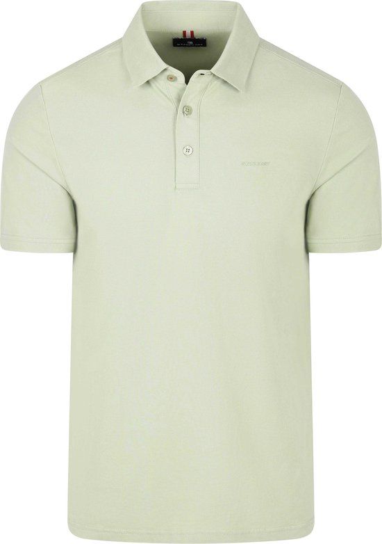 State of Art Poloshirt Piqué Lichtgroen - Maat XXL - Heren