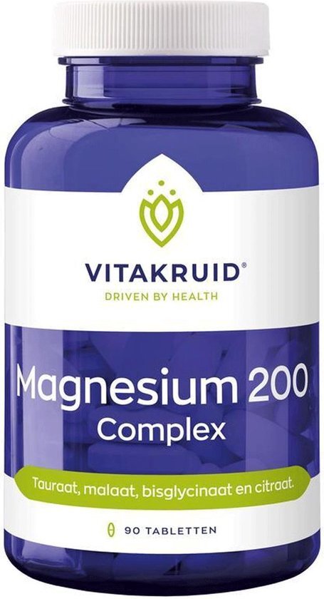 Vitakruid Magnesium 200 complex 100 tabletten