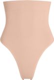 Hunkemöller Seamless Enhancing High Waisted Thong Beige