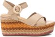CARMELA 162238 Sandale à talon Femme Beige Cuir Boucle 37