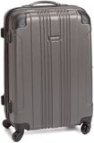 Kenneth Cole Reaction Out of Bounds Lichtgewicht harde koffer met 4 wielen, donkergrijs, 24-Inch Checked, Out of Bounds