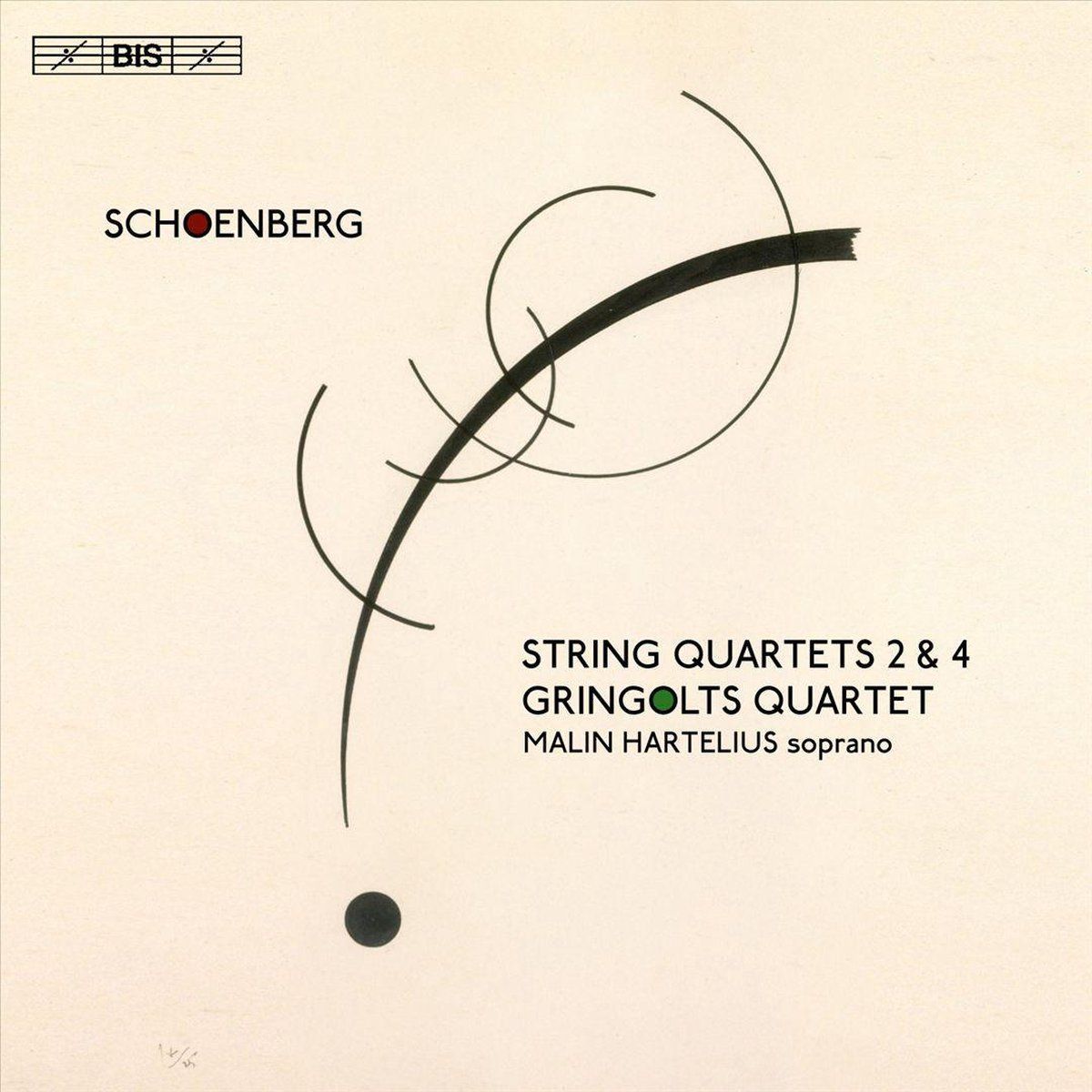 OUTHERE Arnold Schoenberg: String Quartets 2 & 4