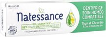 Natessance Biologische Tijm en Citroen Homeo Compatibele Tandpasta 75 ml