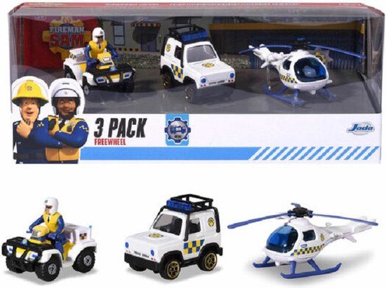 Dickie Brandweerman Sam Voertuigen - 3-pack