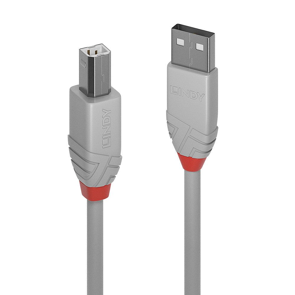 LINDY 36685 USB-kabel 5 m Grijs